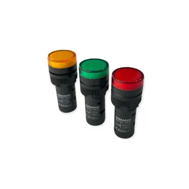 چراغ سیگنال سامسونگ قطر 16 میلی متر 220 ولت زرد| LAMP SIGNAL 220VAC/DC