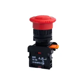 کلید قارچی امرجنسی قفل‌شونده رعد | Emergency Stop Switch Lockable Raad – مدل ESTR