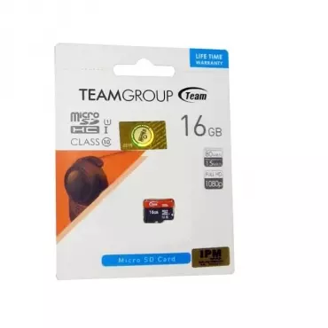 مموری کارت حافظه 16GB کلاس U1 برند Team Group با گارنتی IPM|فروشگاه آنلاین ربات