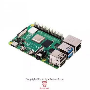 برد رزبری پای Raspberry Pi 4 مدل B با رم ۴GB ساخت UK|فروشگاه آنلاین ربات