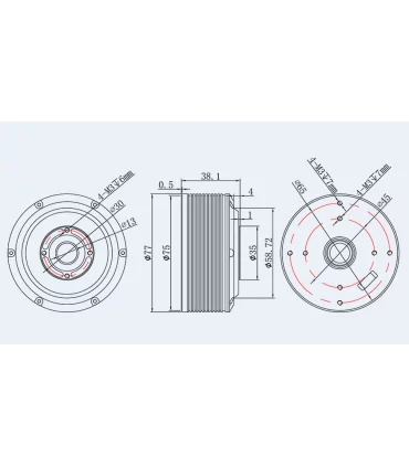 موتور براشلس T-motor G60|فروشگاه آنلاین ربات